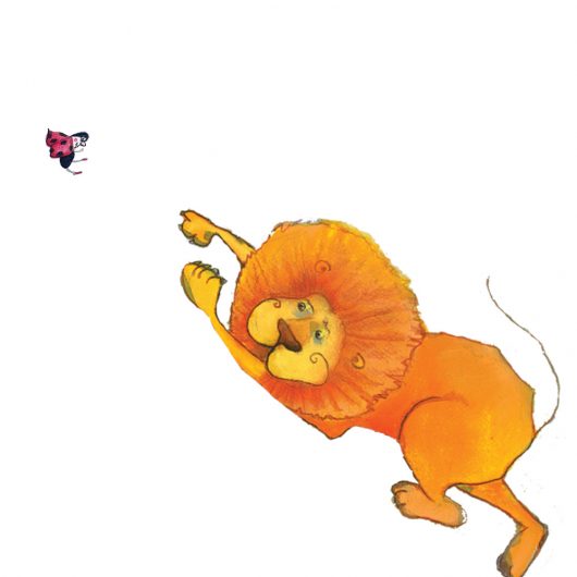dominika-przybylska-kinder-illustration-lion